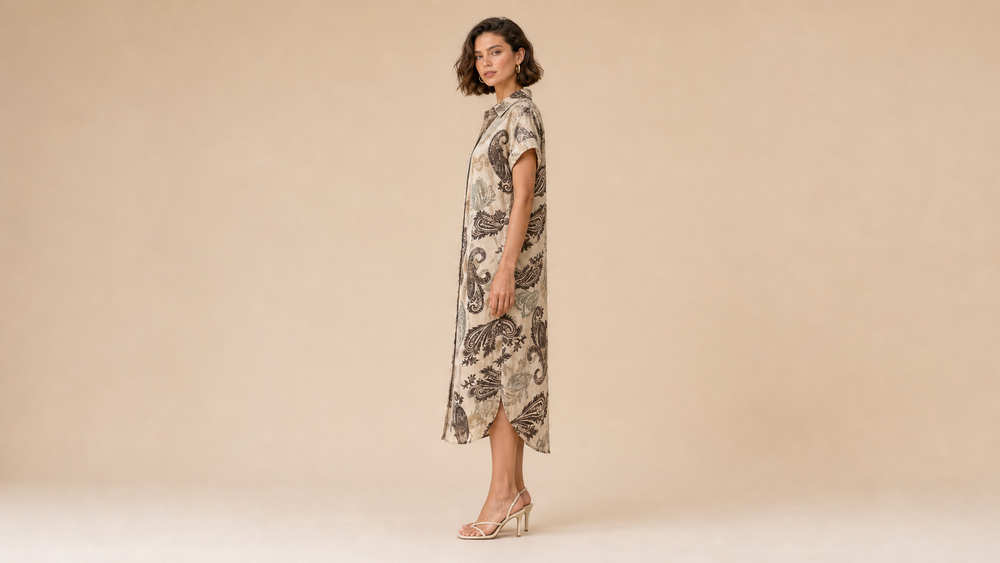 A0461 Maxi Dress Side View