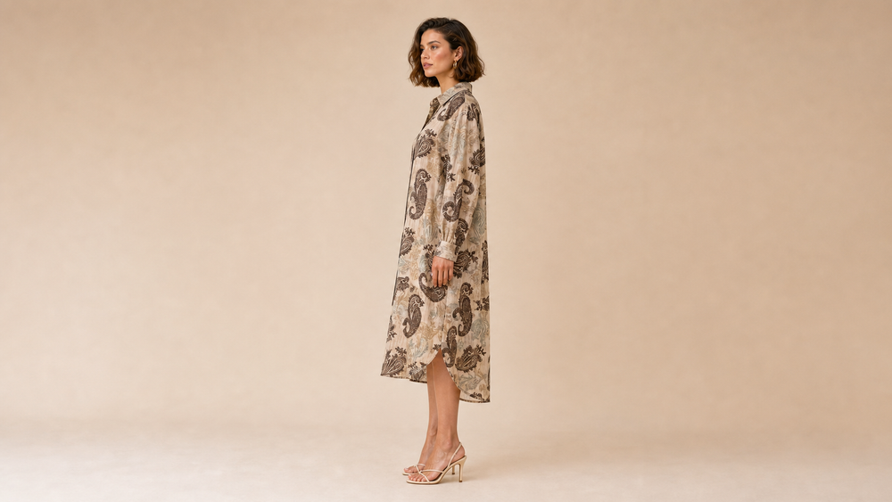 A0430 Maxi Dress Side View
