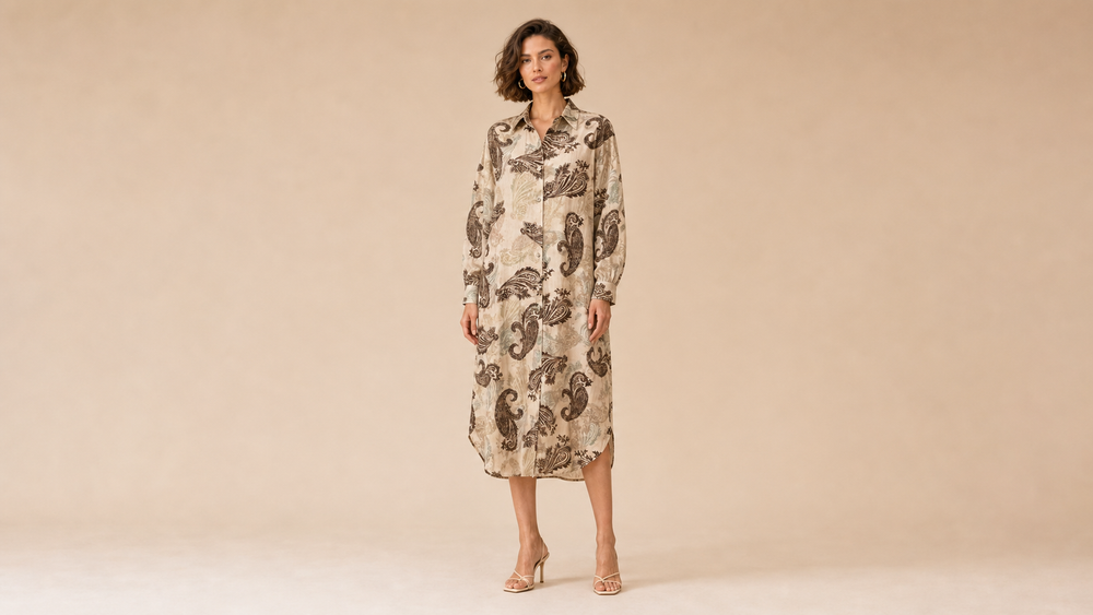 A0430 Maxi Dress Front View