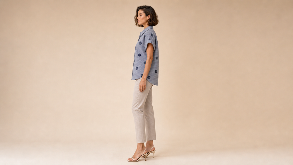 A0470 Shirt Top Side View
