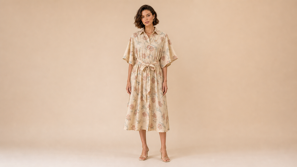 H263 Maxi Dress Front View
