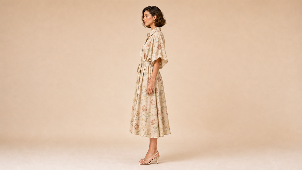 H263 Maxi Dress Side View