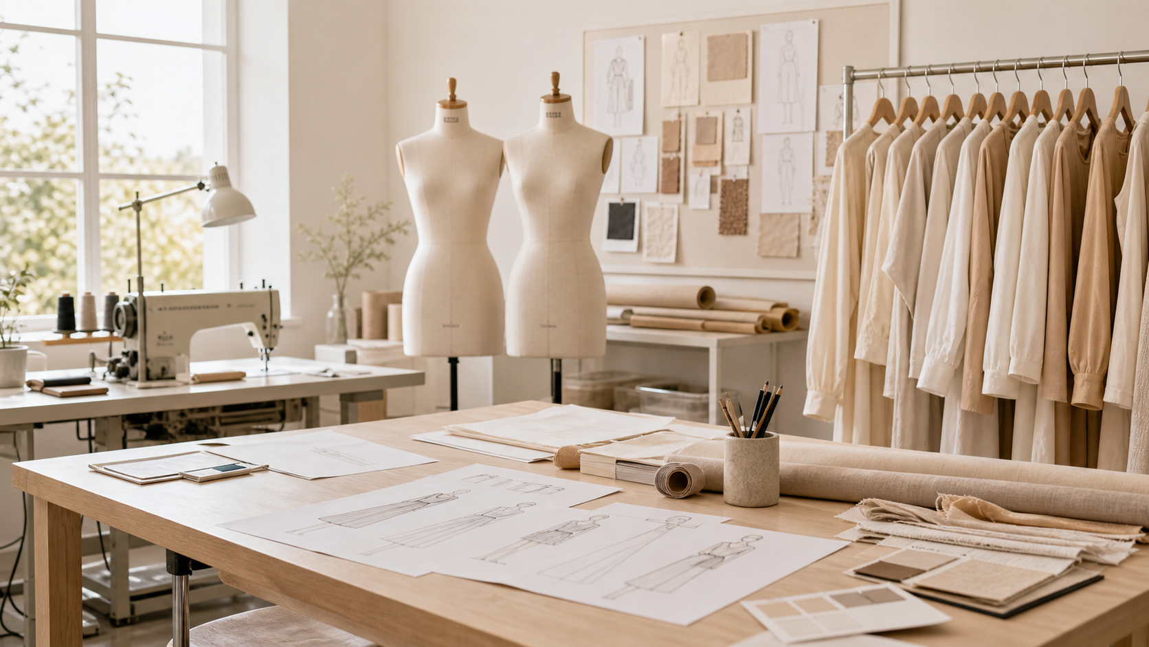 TH Apparel Supply studio and garment development workspace